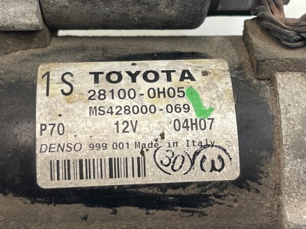 MOTOR ARRANQUE TOYOTA AVENSIS BERLINA (T25)