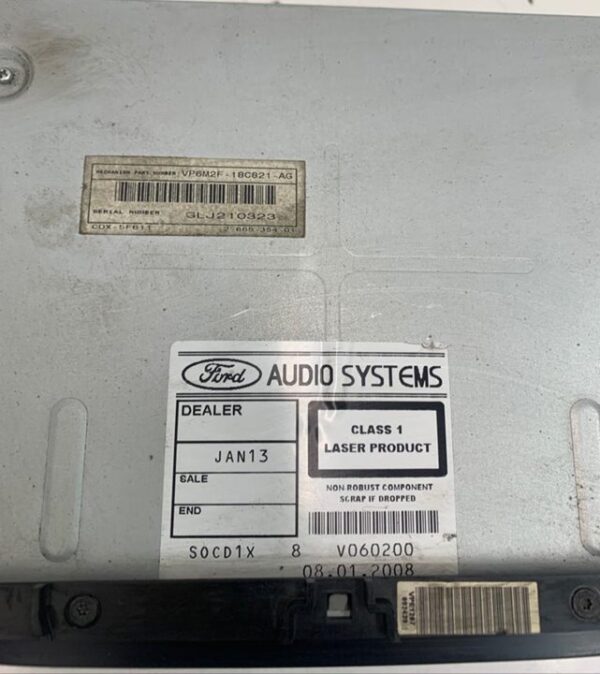 SISTEMA AUDIO / RADIO CD FORD FOCUS BERLINA