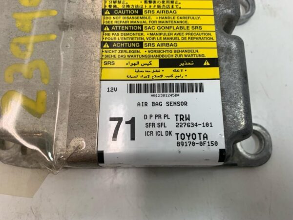 CENTRALITA AIRBAG TOYOTA VERSO