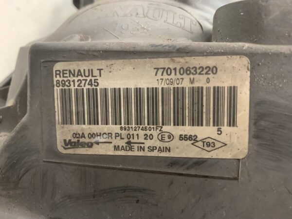 FARO DERECHO RENAULT MEGANE II BERLINA 5P