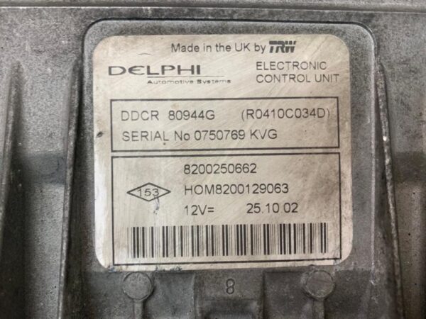 CENTRALITA MOTOR UCE RENAULT CLIO II FASE I