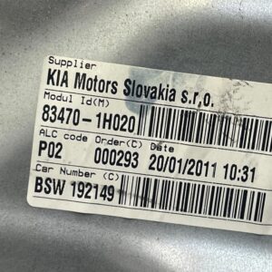 ELEVALUNAS TRASERO IZQUIERDO KIA CEE'D