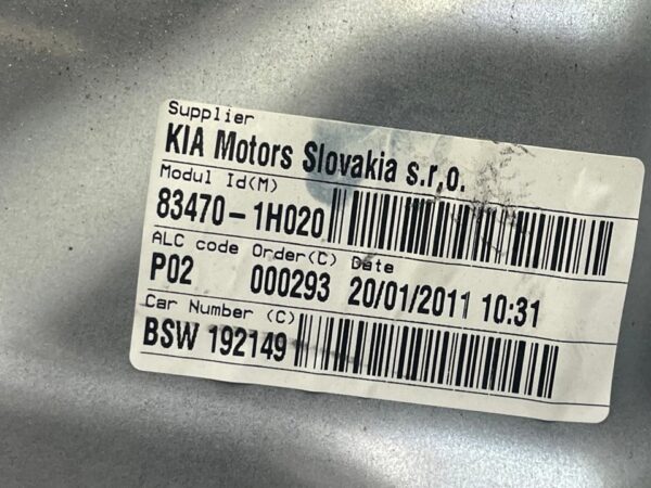 ELEVALUNAS TRASERO IZQUIERDO KIA CEE'D