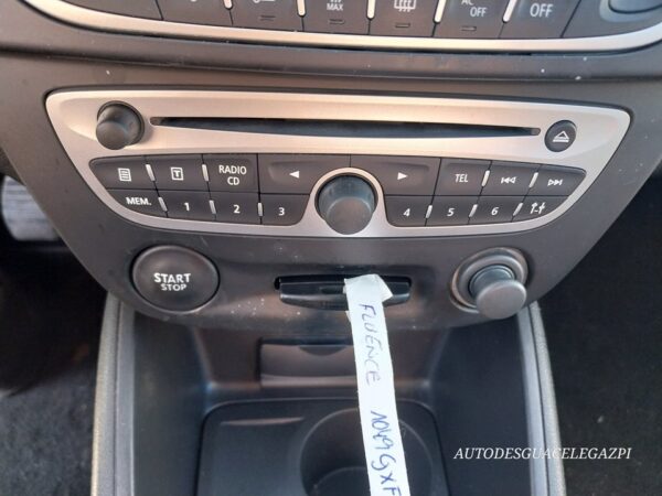 SISTEMA AUDIO / RADIO CD RENAULT FLUENCE