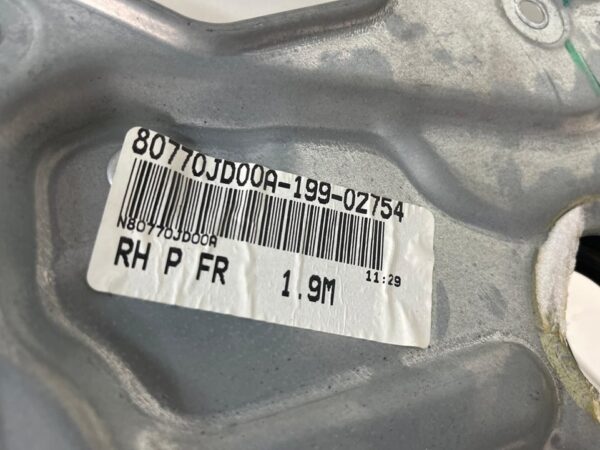 ELEVALUNAS DELANTERO DERECHO NISSAN QASHQAI