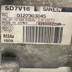 COMPRESOR AIRE ACONDICIONADO DACIA SANDERO