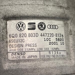 COMPRESOR AIRE ACONDICIONADO SKODA FABIA (6Y2/6Y3)