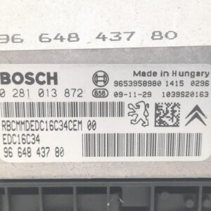 CENTRALITA MOTOR UCE CITROEN C4 BERLINA