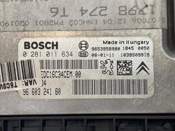 CENTRALITA MOTOR UCE PEUGEOT 307 BREAK/ SW (S2)