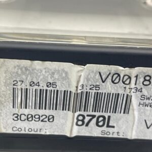 CUADRO INSTRUMENTOS VOLKSWAGEN PASSAT BERLINA (3C2)