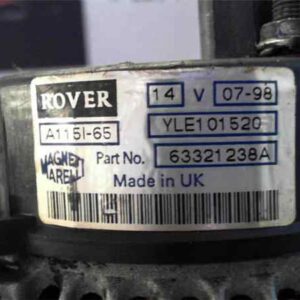 ALTERNADOR OPEL VECTRA B BERLINA
