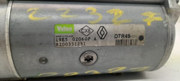 MOTOR ARRANQUE RENAULT SCENIC II (JM)