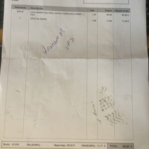 CAJA MARIPOSA OPEL ASTRA H BERLINA