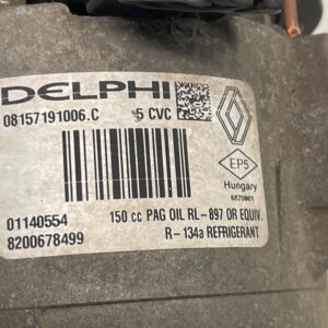 COMPRESOR AIRE ACONDICIONADO RENAULT MEGANE II CLASSIC BERLINA