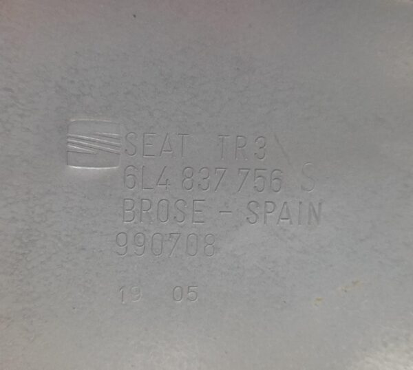ELEVALUNAS DELANTERO DERECHO SEAT IBIZA (6L1)
