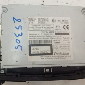 SISTEMA AUDIO / RADIO CD TOYOTA AURIS (E15)