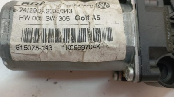 ELEVALUNAS TRASERO DERECHO VOLKSWAGEN GOLF V (1K1)(10.2003)
