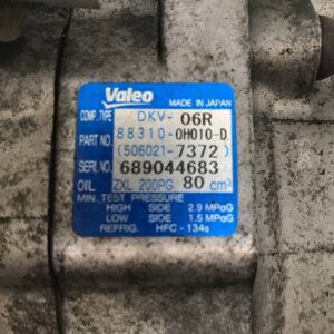 COMPRESOR AIRE ACONDICIONADO TOYOTA AYGO (KGB/WNB)