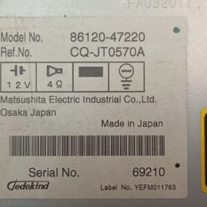 SISTEMA AUDIO / RADIO CD TOYOTA PRIUS (NHW20)