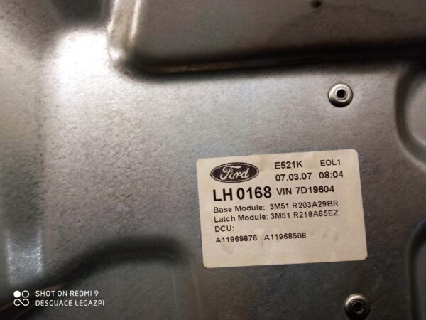 ELEVALUNAS DELANTERO IZQUIERDO FORD FOCUS C-MAX (CAP)(2003)