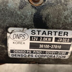 MOTOR ARRANQUE KIA SPORTAGE (KM)