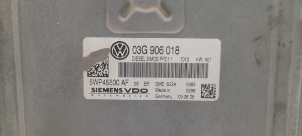 CENTRALITA MOTOR UCE VOLKSWAGEN PASSAT BERLINA (3C2)