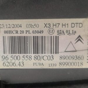 FARO DERECHO CITROEN C5 BERLINA