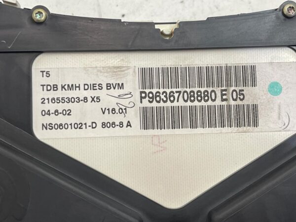 CUADRO INSTRUMENTOS PEUGEOT 307 BREAK / SW (S1)(04.2002)