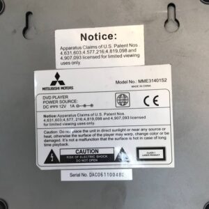 SISTEMA AUDIO / RADIO CD MITSUBISHI GRANDIS (NA0W)
