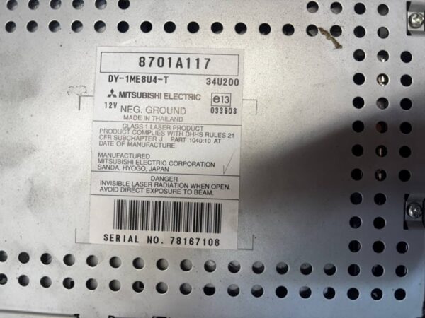 SISTEMA AUDIO / RADIO CD MITSUBISHI GRANDIS (NA0W)