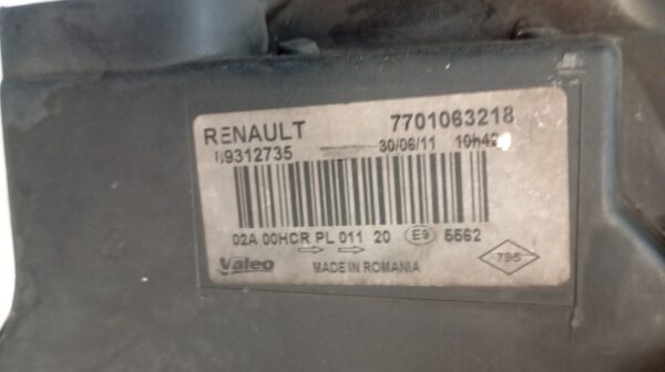 FARO IZQUIERDO RENAULT MEGANE II BERLINA 5P