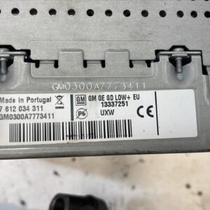 SISTEMA AUDIO / RADIO CD OPEL INSIGNIA BERLINA