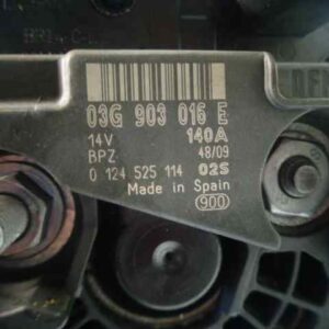ALTERNADOR AUDI A4 BERLINA (8K2)