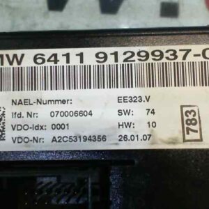 MANDO CLIMATIZADOR BMW SERIE 3 BERLINA (E90)