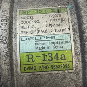 COMPRESOR AIRE ACONDICIONADO CHEVROLET KALOS