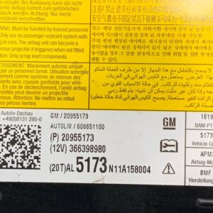 AIRBAG DELANTERO DERECHO OPEL INSIGNIA BERLINA