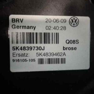 ELEVALUNAS TRASERO DERECHO VOLKSWAGEN GOLF VI (5K1)(10.2008)