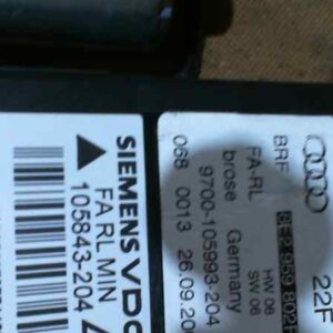 ELEVALUNAS DELANTERO DERECHO AUDI A4 BERLINA (8E)
