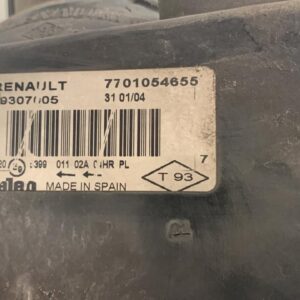 FARO DERECHO RENAULT MEGANE II BERLINA 3P