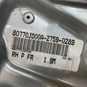 ELEVALUNAS TRASERO DERECHO NISSAN QASHQAI (J10)