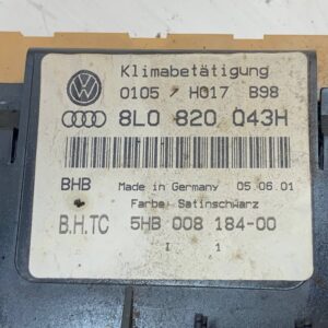MANDO CLIMATIZADOR AUDI A3 (8L)