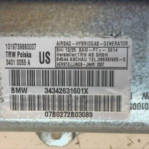 AIRBAG LATERAL DELANTERO DERECHO BMW SERIE X3 (E83)