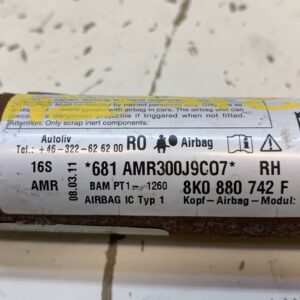 AIRBAG CORTINA DELANTERO DERECHO AUDI A4 AVANT (8K5)