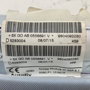 AIRBAG CORTINA DELANTERO DERECHO PEUGEOT 208