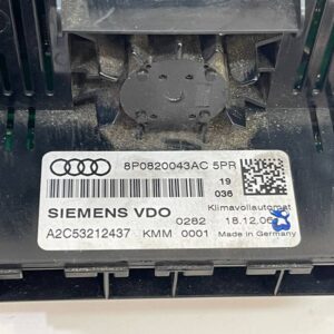 MANDO CLIMATIZADOR AUDI A3 (8P1)