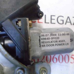 ELEVALUNAS TRASERO IZQUIERDO TOYOTA COROLLA VERSO (R1)