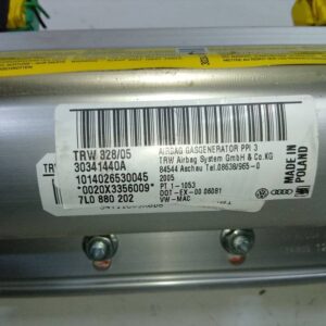 AIRBAG DELANTERO DERECHO VOLKSWAGEN TOUAREG (7LA)