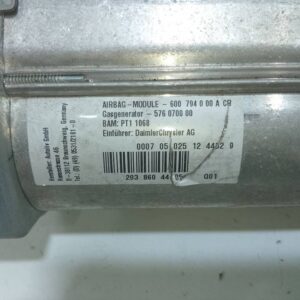 AIRBAG DELANTERO DERECHO MERCEDES-BENZ CLASE C (BM 203) SPORTCOUPE